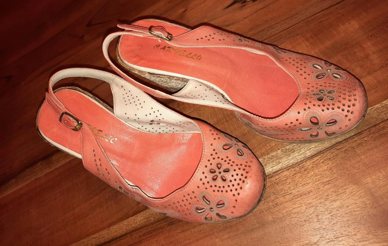 hermosas sandalias vintage talla 36 – photo 2